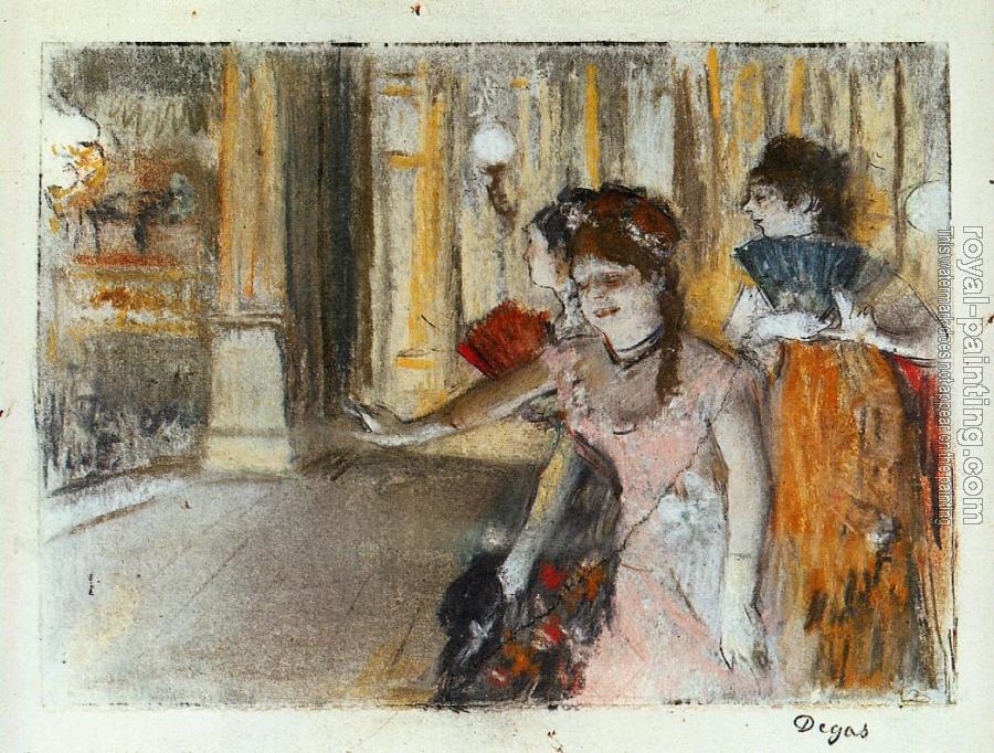 Edgar Degas : Singers on Stage